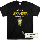 Grandpa/Dad Personalized T-Shirt, Grandpa Gift, Dad Gift, GrandPa Shirt, Dad Shirt, Dad Tee, New Dad Shirt, Father's Day Gift Ideas