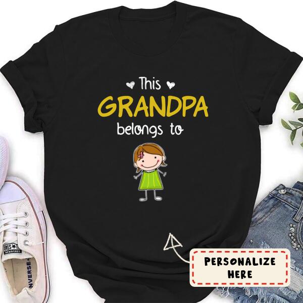 Grandpa/Dad Personalized T-Shirt, Grandpa Gift, Dad Gift, GrandPa Shirt, Dad Shirt, Dad Tee, New Dad Shirt, Father's Day Gift Ideas