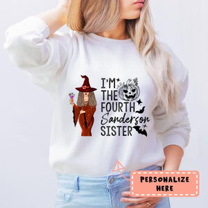 Personalized Halloween Witch Sweatshirt