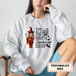 Personalized Halloween Witch Sweatshirt