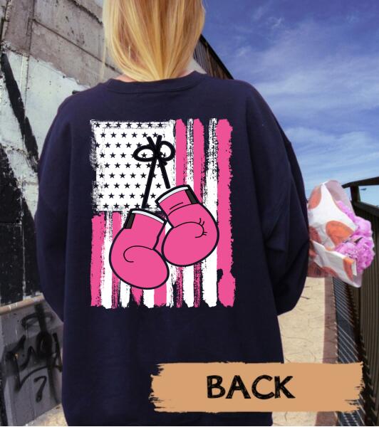 Personalized Breast Cancer Awareness Month Sweatshirt