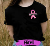 Personalized Team Breast Cancer Awareness Fu*k Cancer T-Shirt, Breast Cancer Awareness Month Shirt
