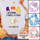 Personalized Halloween Witch Smells A Child Premium Shirt