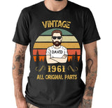 Personalized Vintage Birthday Gift For Men T-Shirt, 60th Birthday Gift For Men T-Shirt, 60th Birthday Gift For Him
