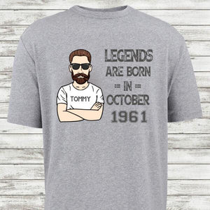 Personalized Birthday Gifts T-Shirt, 60th Birthday Gift Ideas For Men, 60th Birthday Tees