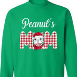 Personalized Dog Mom Christmas Sweatshirt, Custom Dog Breeds Christmas