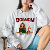 Personalized Dog Mom Christmas Sweatshirt - GreatestCustom