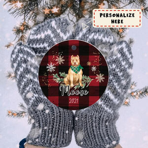 Personalized Pitbull Dog Memorial Ceramic Ornament Gift, Loss Dog Gift, Dog Sympathy Gifts, Pet Remembrance Gifts, Pet Bereavement Gifts, Christmas Gift