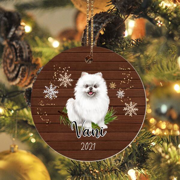 Personalized Pomeranian Dog Memorial Ceramic Ornament Gift, Loss Dog Gift, Dog Sympathy Gifts, Pet Remembrance Gifts, Pet Bereavement Gifts, Christmas Gift