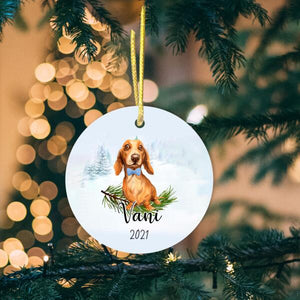 Personalized Dachshunds Dog Memorial Ceramic Ornament Gift, Loss Dog Gift, Dog Sympathy Gifts, Pet Remembrance Gifts, Pet Bereavement Gifts, Christmas Gift