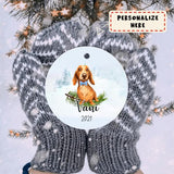 Personalized Dachshunds Dog Memorial Ceramic Ornament Gift, Loss Dog Gift, Dog Sympathy Gifts, Pet Remembrance Gifts, Pet Bereavement Gifts, Christmas Gift