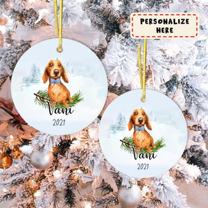 Personalized Dachshunds Dog Memorial Ceramic Ornament Gift, Loss Dog Gift, Dog Sympathy Gifts, Pet Remembrance Gifts, Pet Bereavement Gifts, Christmas Gift