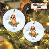 Personalized Dachshunds Dog Memorial Ceramic Ornament Gift, Loss Dog Gift, Dog Sympathy Gifts, Pet Remembrance Gifts, Pet Bereavement Gifts, Christmas Gift