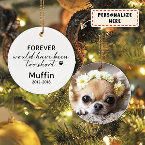 Personalized Ornament Memorial Gift For Loss Of Dog, Pet Sympathy Gifts, Pet Remembrance Gift, Gift For Dog Lovers