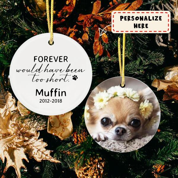 Personalized Ornament Memorial Gift For Loss Of Dog, Pet Sympathy Gifts, Pet Remembrance Gift, Gift For Dog Lovers