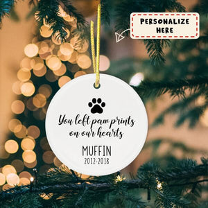 Personalized Ornament Memorial Gift For Loss Of Dog, Pet Sympathy Gifts, Pet Remembrance Gift, Gift For Dog Lovers