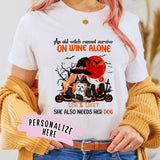 Personalized Dog Witch Halloween Premium Shirt, Halloween Gift Shirt, Gift For Dog Lovers