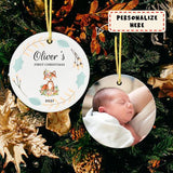 Personalized Baby's First Christmas Ornament, New Baby Gift Ornament