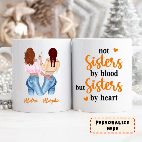 Personalized Fall Bestie Friends Premium Coffee Mug, Sister Gift, Friends Gift