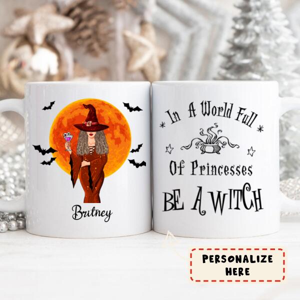 Personalized Witch Halloween Quote Coffee Mug