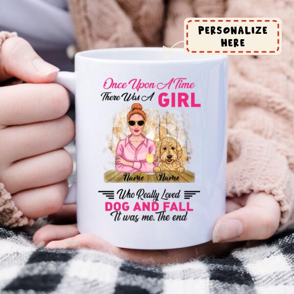 Personalized Dog Mom Fall Season Coffee Mug, Dog Mom Mug, Dog Mom Gift, Gift For Dog Lovers