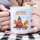 Personalized Dog Mom Fall Season Premium Mug, Dog Mom Mug, Dog Mom Gift, Gift For Dog Lovers