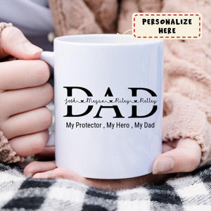 Fathers Day Gift, Dad Mug, Gift for Dad, Mug for Dad,Gift for Father, Dad Gifts from Kids, Dad Gifts from Daughter, Personalized Dad Gifts Mug