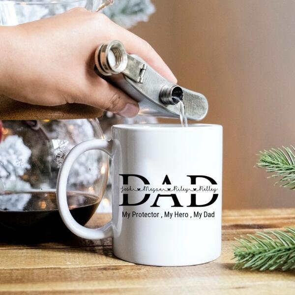 Fathers Day Gift, Dad Mug, Gift for Dad, Mug for Dad,Gift for Father, Dad Gifts from Kids, Dad Gifts from Daughter, Personalized Dad Gifts Mug