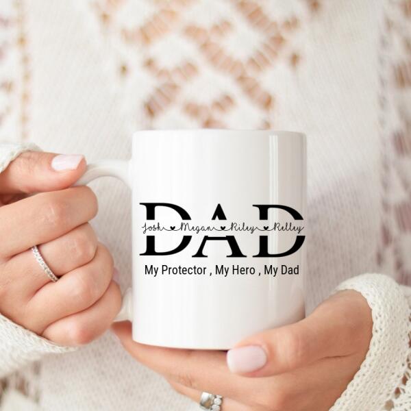 Fathers Day Gift, Dad Mug, Gift for Dad, Mug for Dad,Gift for Father, Dad Gifts from Kids, Dad Gifts from Daughter, Personalized Dad Gifts Mug