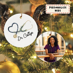 Personalized Stethoscope NHS, Doctor Ornament,  Nurse Ornament, Hospital Staff Ornament, Christmas Gift, Keepsake Gift