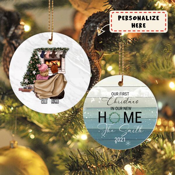 Personalized New Home Ornament, Our First Christmas In New Home Ornament, New Home Owners Gift, New Home Christmas Ornaments