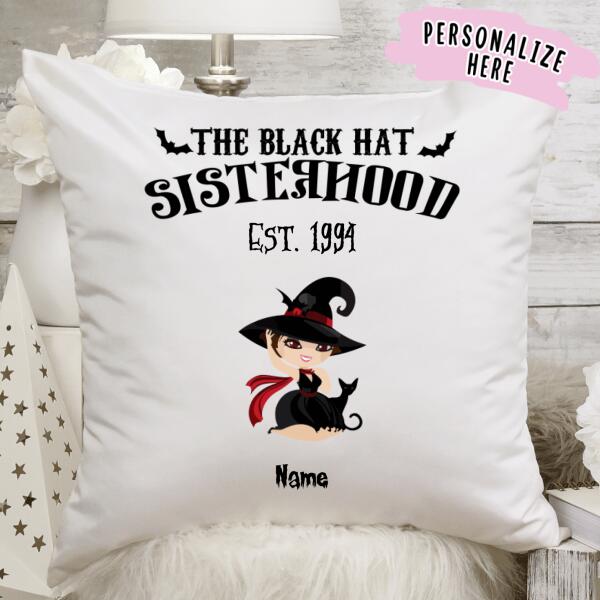 Personalized Halloween Witch Halloween Premium Pillow, Halloween Gift, Gift For Mom, Gift For Her, Gift For Kids