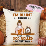 Personalized Fall Dog Mom Coffee Premium Pillow, Gift For Dog Lovers