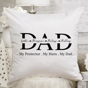 Fathers Day Gift, Dad Pillow, Gift for Dad, Pillow for Dad,Gift for Father, Dad Gifts from Kids, Dad Gifts from Daughter, Personalized Dad Gifts Pillow