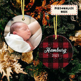 Personalized Photo Family Members Ornament, Christmas Gift Ornament, Gift For Him, Gift For Her