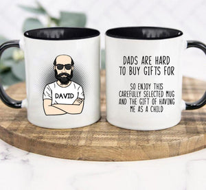 Dads Are Hard To Buy Gifts For Accent Mug Funny Father's Day Gift For Dad Funny Accent Mugs For Dad