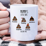 Gift For Mom Birthday Gift Mom Mug Mothers Day Gift From Daughter Son Kids, Personalized Mommy Little Shits Coffee Cup