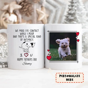 Personalized Funny Mug For Dog Dad, Gift for Dog Lovers, Gift For Dog Dad, Funny Dog Mug
