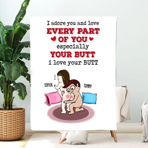 Anniversary Gift For Girlfriend, Gift For Wife, Gift for Her, Anniversary Gifts Blanket, Personalized Funny Blanket