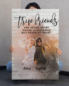 Bestie Gift, Best Friends Gift, Birthday Gifts for Best Friend, BFF Gift, To My Bestie Premium Canvas