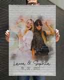 Bestie Gift, Best Friends Gift, Birthday Gifts for Best Friend, BFF Gift, To My Bestie Premium Canvas