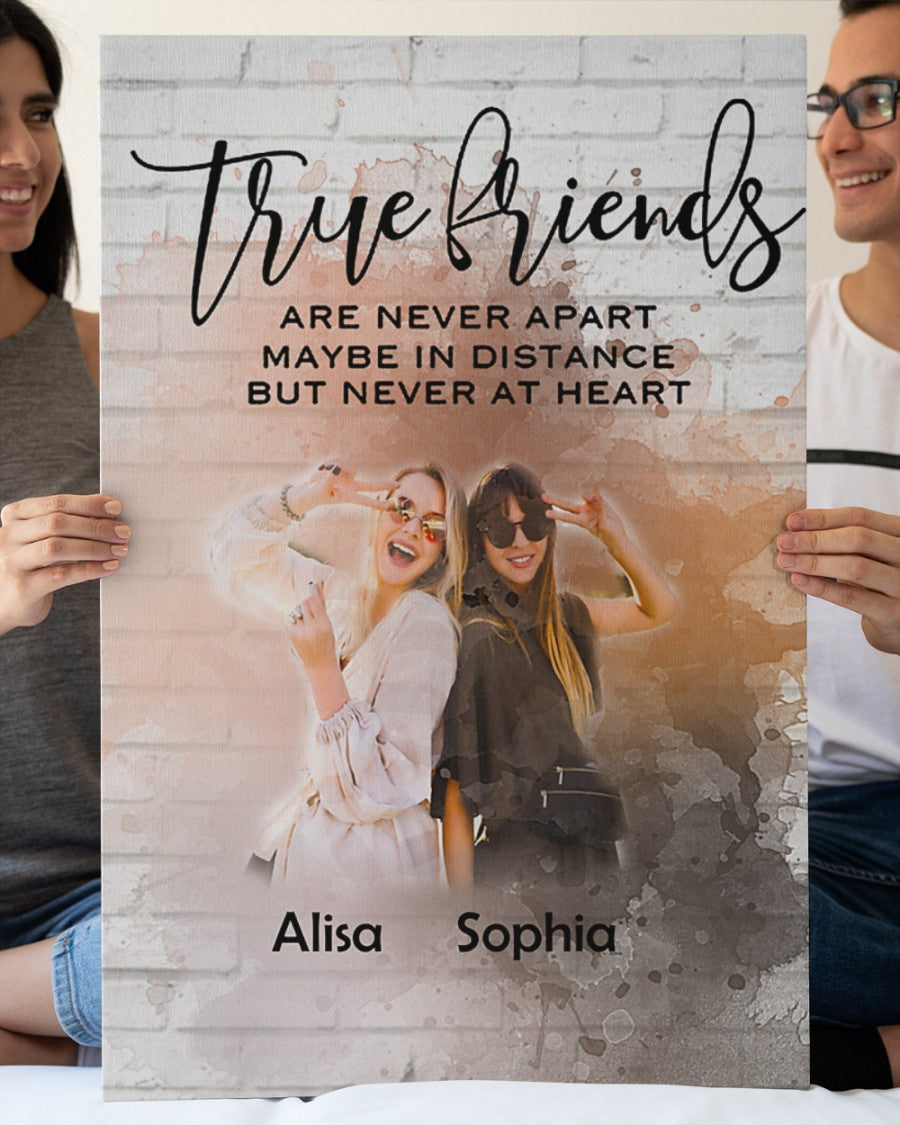 Bestie Gift, Best Friends Gift, Birthday Gifts for Best Friend, BFF Gift, To My Bestie Premium Canvas