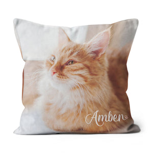 Pet Loss Gift, Cat Sympathy Gifts, Loss Of Pet Gift,Pet Sympathy Gifts, Loss Cat Gift Personalized Suede Throw Pillow