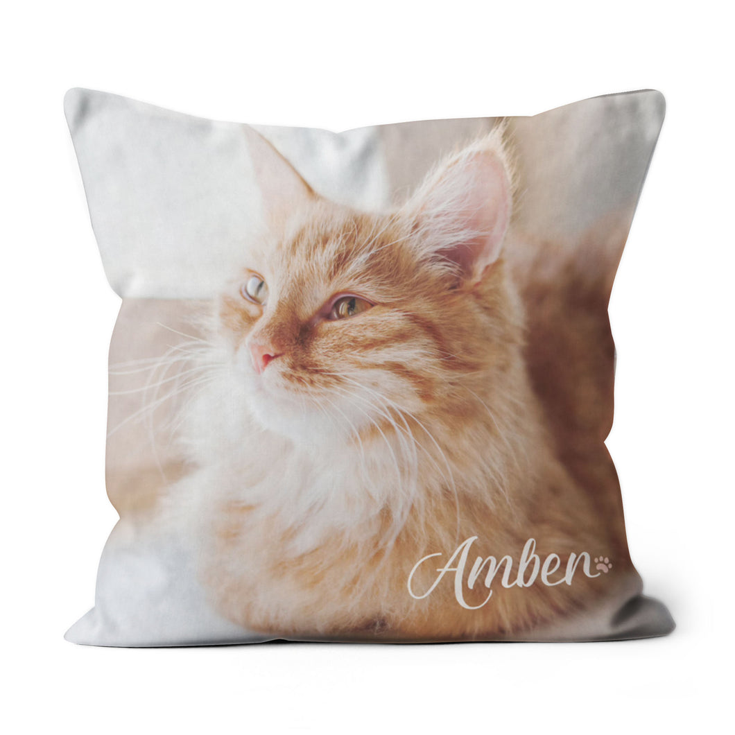 Pet Loss Gift, Cat Sympathy Gifts, Loss Of Pet Gift,Pet Sympathy Gifts, Loss Cat Gift Personalized Suede Throw Pillow