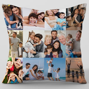 Personalised Photo Collage Pillow with Cushion, Photo Collage Pillow, Customised Pillow with Cushion, Personalized Photo Pillow