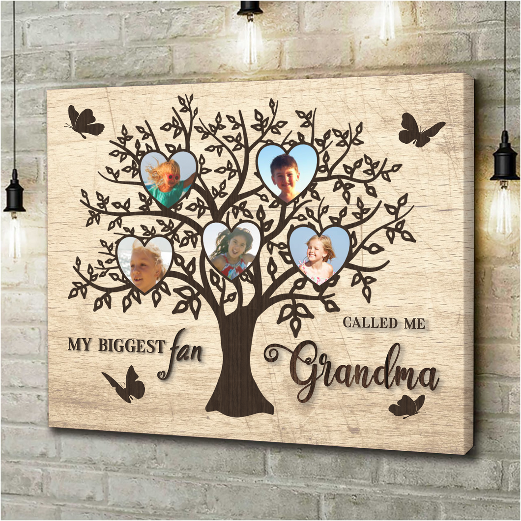 GRANDMA GIFT Gifts for Grandma Personalized Grandma Gift Christmas Gift for  Grandma Great Grandma Gift Birds in Tree Custom Print 8 X 10 