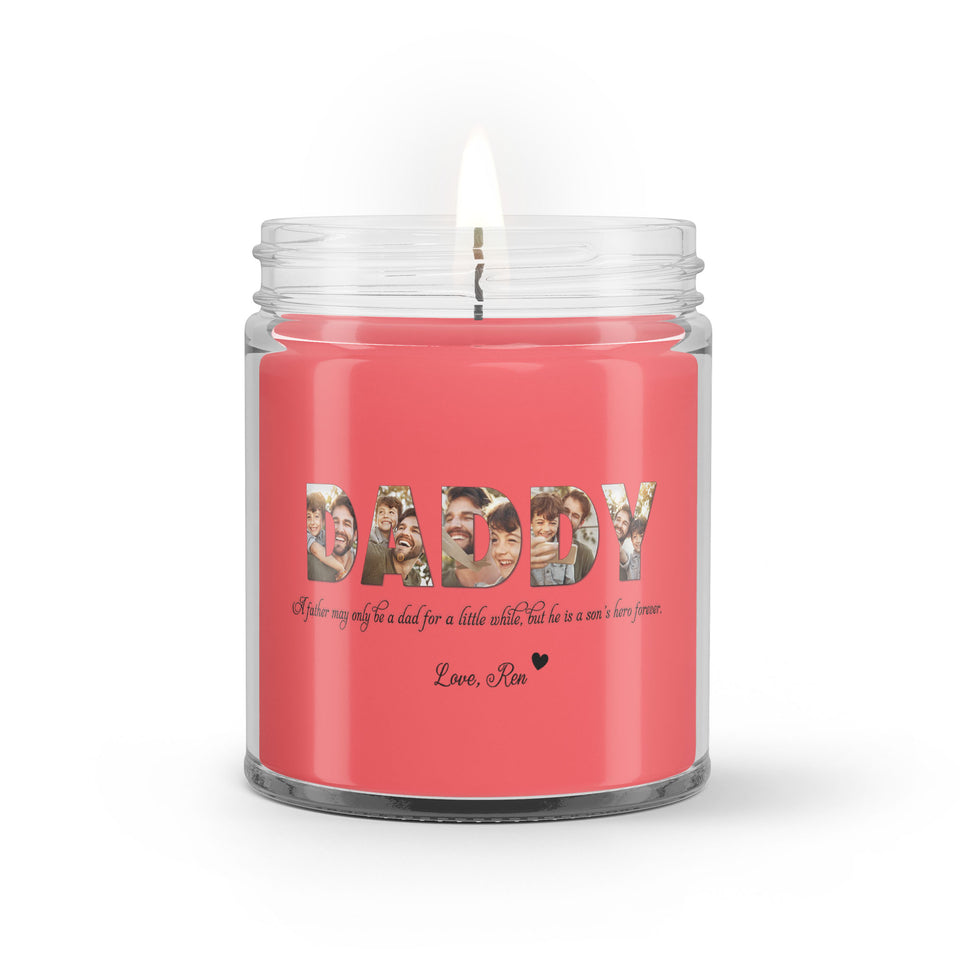 Gift For Dad Candle, Gift For Father's Day, Birthday Gift For Daddy