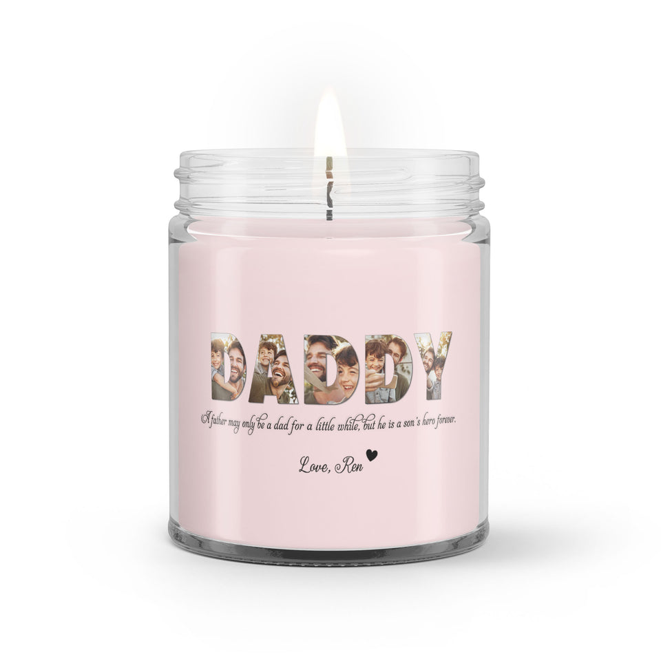 Gift For Dad Candle, Gift For Father's Day, Birthday Gift For Daddy