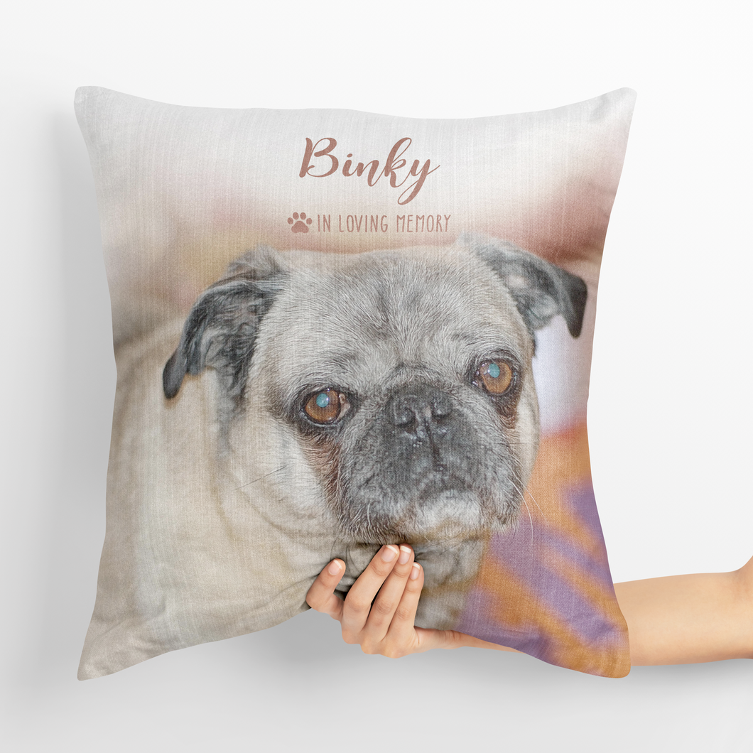 Pet Loss Gift, Dog Sympathy Gifts, Loss Of Pet Gift,Pet Sympathy Gifts, Waiting At The Door Loss Dog Gift In Loving Memory Personalized Suede Throw Pillow