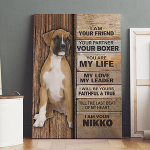 Husky Dog Premium Wall Art Canvas, Personalized Custom Dog Photo Gift For Dog Lovers, Custom Dog Wall Art